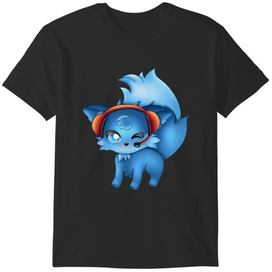 Discover Cute Blue Music Anime Fox Deutschland Geschenk T-Shirts
