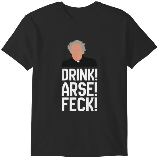 Discover Father Jack Drink!-Arse-! Feck! 2 T-Shirts