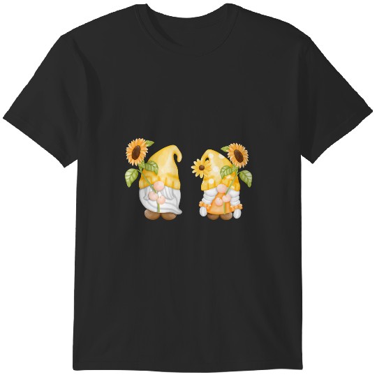 Discover Sunflower Gnomes Gardening Gnome T-Shirts