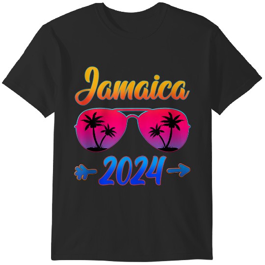 Discover Jamaica 2024 Vacation Matching Cool Glasses Trends Gift T-Shirts