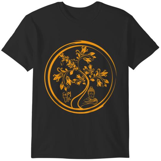 Tree Of Life Buddha Zen Peace Enjoy Life  Gifts T-Shirts