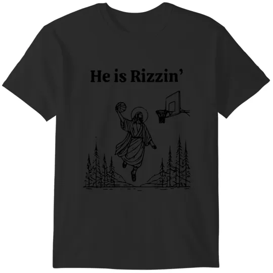 Discover Jesus Got Rizz Funny Basketball Meme Crossover Gifts Trend T-Shirts