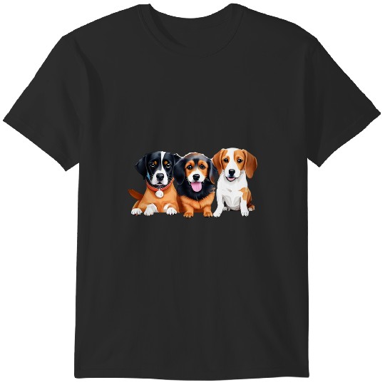 Discover watercolor funny dog pack(21) T-Shirts