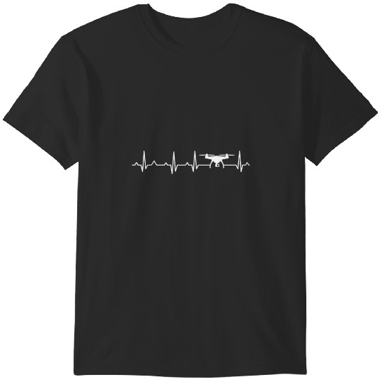 Discover Drone Pilot Heartbeat T-Shirts