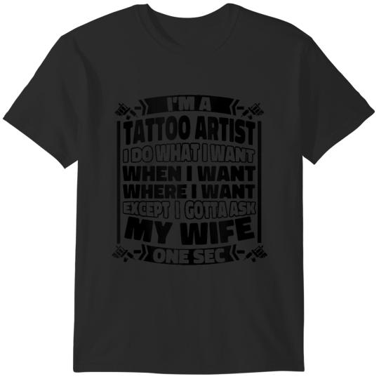 Discover Mens Funny Tattoo Artist - Tattooer Tattoos Tattooist Trends Gift T-Shirts