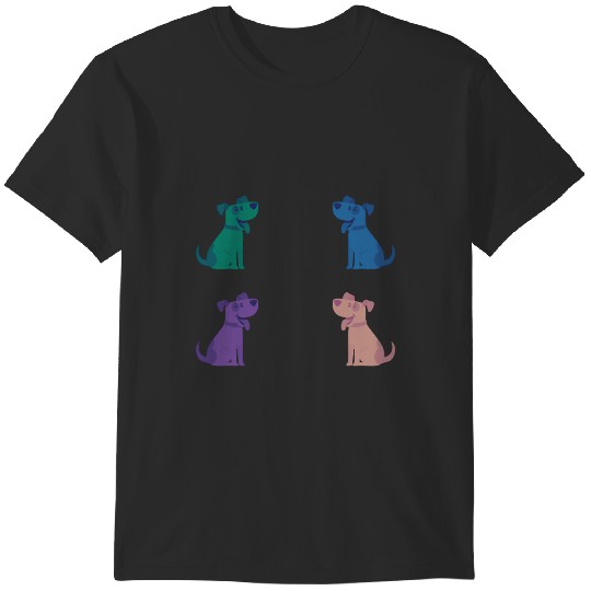 Discover Watercolor Funny Dog Pack(35) T-Shirts