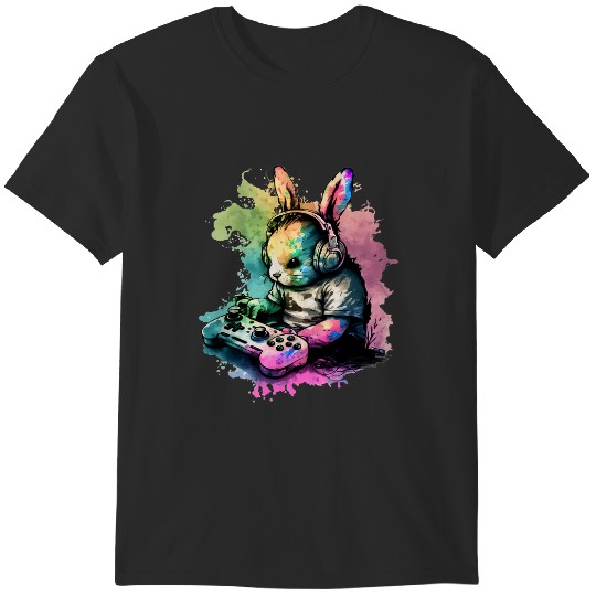 Discover easter day boys gamer video game controller bunny 1 T-Shirts