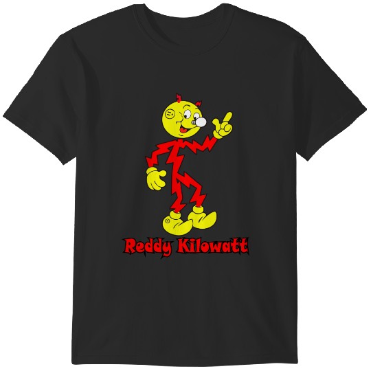 reddy kilowatt, reddy, kilowatt, the mighty atom T-Shirts
