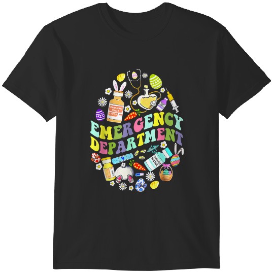 Discover Emergency Department Eggs Nurse Nursing Easter Day Men Women Gifts Trend T-Shirts