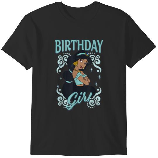 Discover disneyss Aladdin Birthday Girl Princess Jasmine Chest Portrait  Gifts T-Shirts