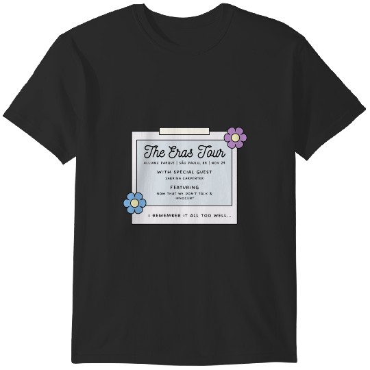 Discover São Paulo Night 1 Eras Tour T-Shirts