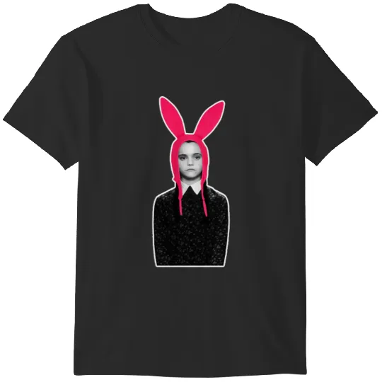 Wednesday Addams Bobs Burgers Addams Family Mashup (1) T-Shirts