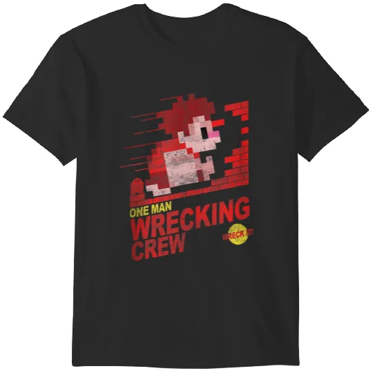  disneys Wreck-it Ralph One Man Wrecking Crew Vintage Cover Gifts T-Shirts