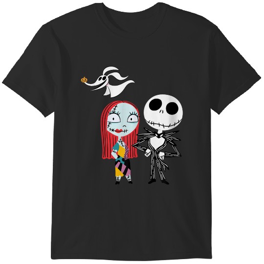 disneys Nightmare Before Christmas Dark Jack Sally T-Shirts