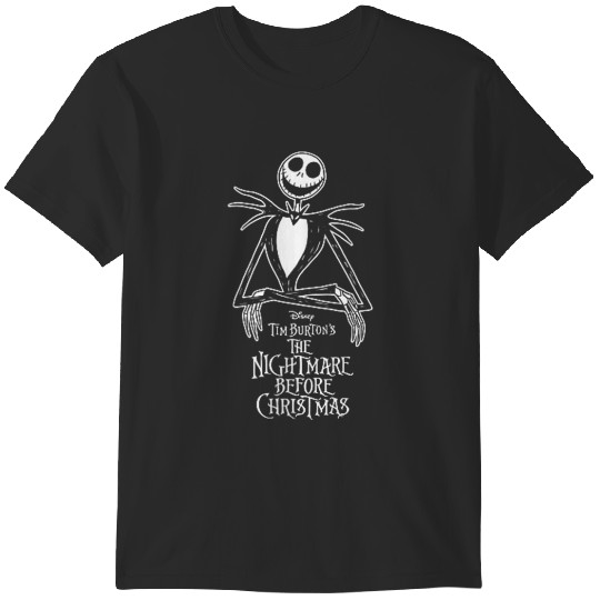disneys The Nightmare Before Christmas Pocket Cross Arm Jack T-Shirts