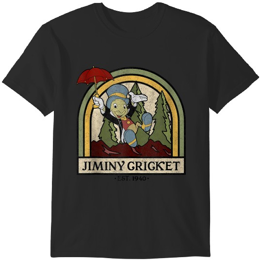 disneys Pinocchio Jiminy Cricket Established 1940 T-Shirts