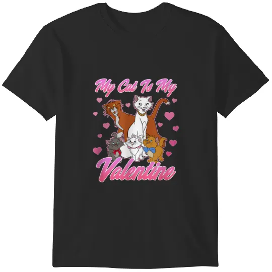 Disney Aristocats Valentines Day My Cat Is My Va T-Shirts