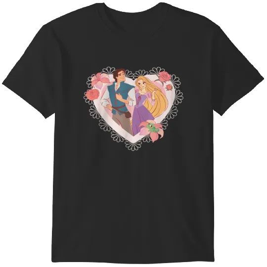 Disney Princess Rapunzel & Flynn Rider Valentine T-Shirts