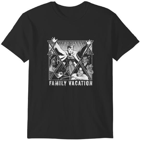 Disney Villains Graphic Print Group Family Vacat T-Shirts