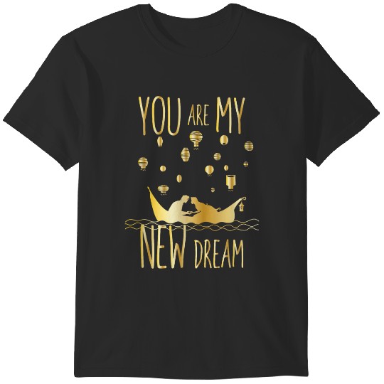 disneys The Little Mermaid You Are My New Dream Gold Logo T-Shirts