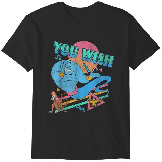 disneys Princess Genie Abu You Wish Eighties Symbols T-Shirts