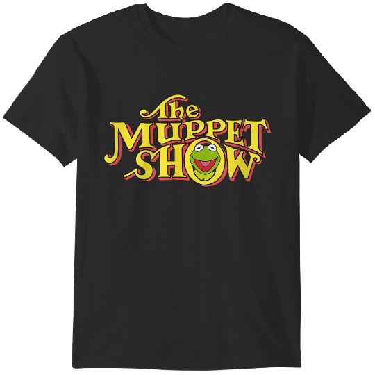 disneys The Muppets Show Kermit Neon Big Chest Text Logo V2 T-Shirts
