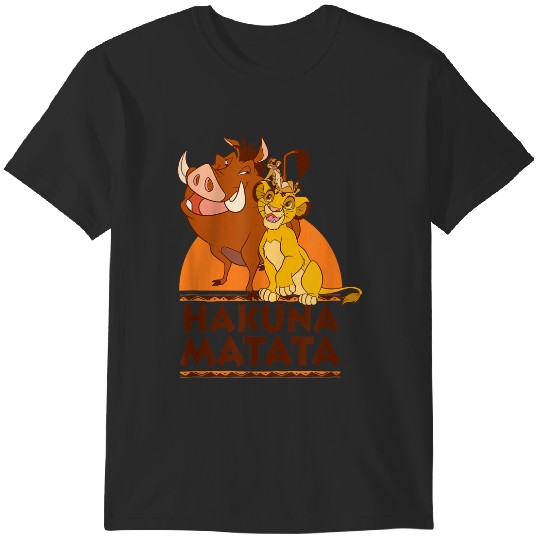 Disney The Lion King Hakuna Matata Simba Timon Pumbaa Shot gifts trends T-Shirts