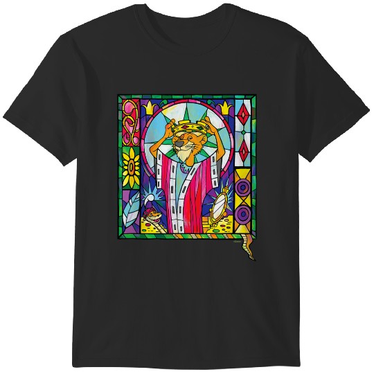 Disney Villains Prince John Robin Hood Stained Glass Window T-Shirts