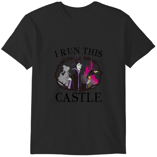 Disney Sleeping Beauty Maleficent Runs This Castle T-Shirts