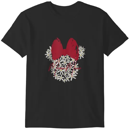 Disney Mickey And Friends Easter Minnie Mouse Floral T-Shirts