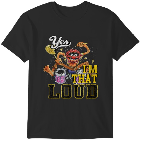 Disneyss The Muppets I'm That Loud Vintage Animal Collegiate T-Shirts