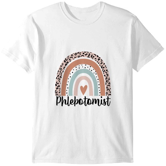 Discover Phlebotomist Rainbow Leopard T-Shirts