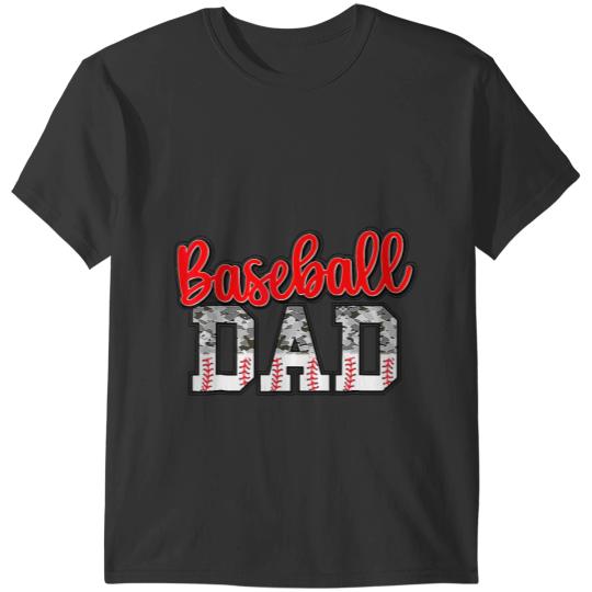 Baseball Gift Dad Daddy Papa Grandpa Fathers Day Baseball Lover T-Shirts