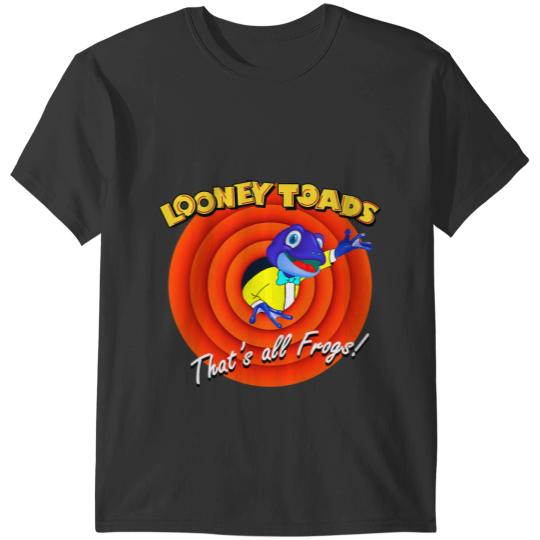 Frog Gift Retro Frog Toad Cartoon End Loony Funny Television 50s 60s T-Shirts