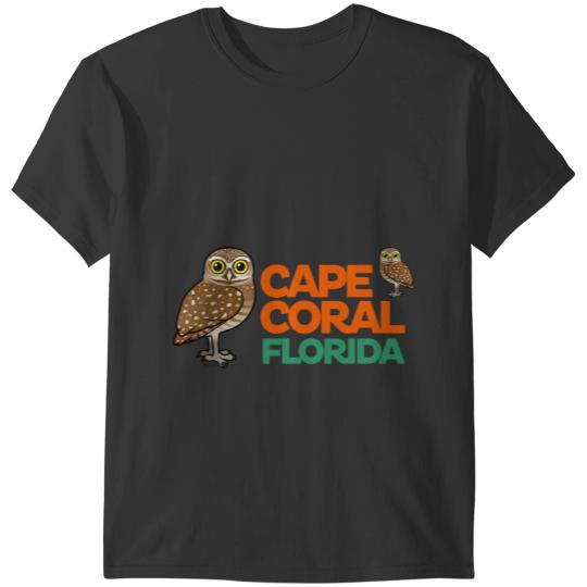 Cute Owl Cape Coral Florida Burrowing Owls Birdorable T-Shirts
