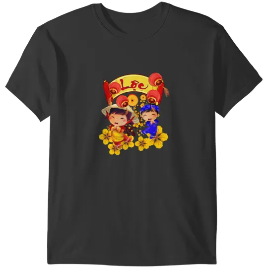 Cat Paws Loc 2Phuc Loc Tho 2Vietnamese Tet Year Of Cat Quy Mao T-Shirts