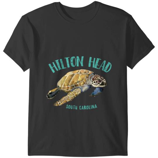 KV9 Turtle Hilton Head Island South Carolina Sea Turtle T-Shirts