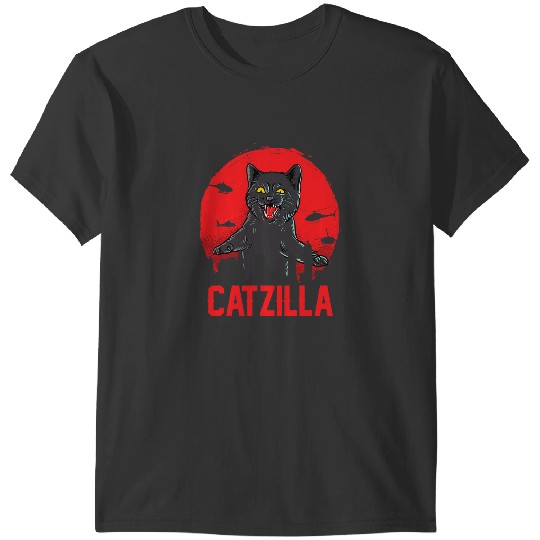 black cats Paws Top Meow Kitty Funny Cats Mom And Cat Dad Gift T-Shirts