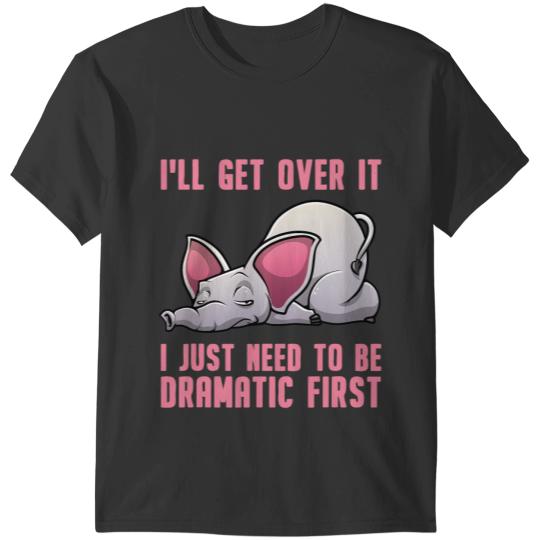 Elephants Lover Cool Elephant For Women Men Drama Queen Zoo Elephant Lover T-Shirts