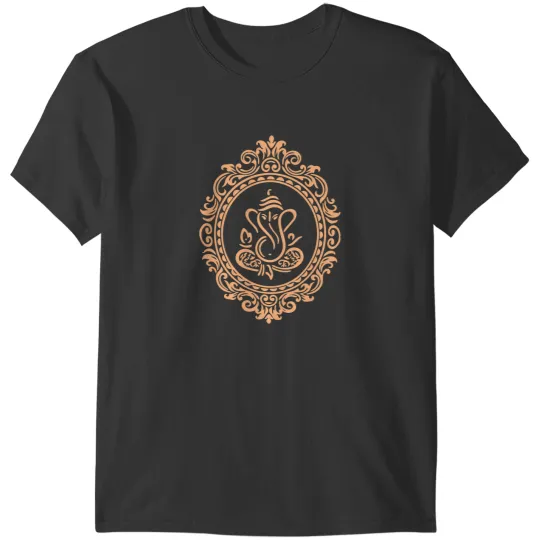 Elephants Lover Hindu Elephant God Lord Ganesha Elephant Face Yogi Spiritual T-Shirts