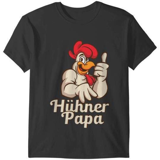 Chicken Poultry Mens Father of chickens whisper and chicken dad T-Shirts