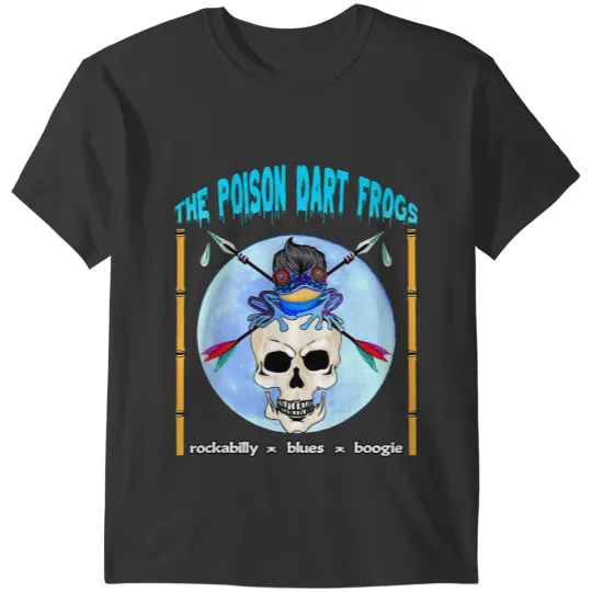 Frog Gift Moon Frog Poison Dart Costa Rica Rockabilly Rainforest T-Shirts