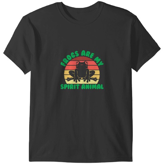 Frog Gift Are My Spirit Animal I Aesthetic Frog I Toad I Frog T-Shirts