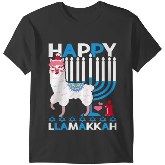 Lama Llama Happy Llamakkah Hanukkah Llama Chanukah Alpaca Women Gift 22 T-Shirts
