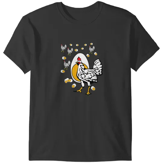 Chicken Poultry Roseanne Chicken T-Shirts