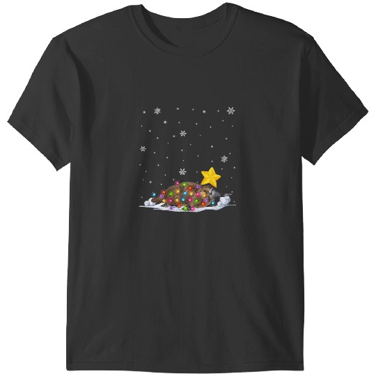 Platypus Gift Funny xmass Platypuses Animals Lover Christmas Tree Lights T-Shirts