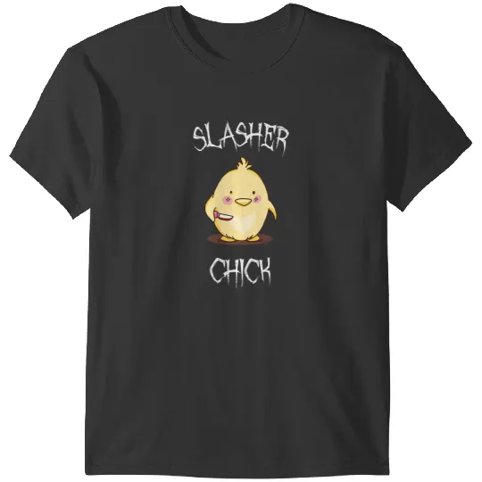 Chicken Poultry Slasher Chick for Evil Chicken and Farm lover T-Shirts