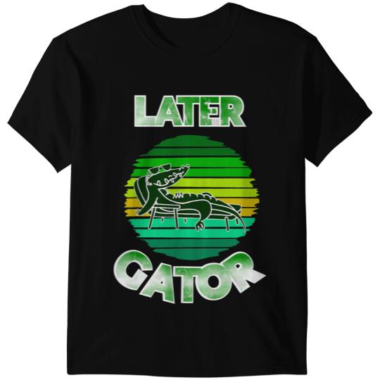 Alligator Animals Swamp Alligator With Sunglasses Crocodile T-Shirts