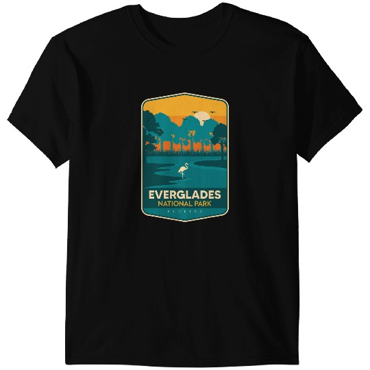 Alligator Animals Florida National Park Everglades Souvenir Hiking Crocodile T-Shirts