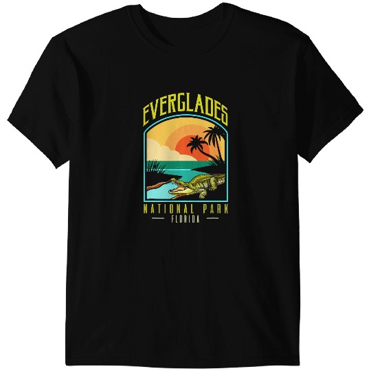 Alligator Animals Everglades National Park US Crocodile Florida Alligators 2 Crocodile T-Shirts